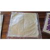 Image 9 : 5 Quilted Pillow Covers - Hand-Stitched (4 New, Non-Authentic), Blue is Custom-Made