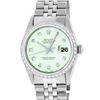 Image 1 : Rolex Mens Stainless Steel 1.00ctw Diamond Datejust Wristwatch