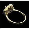 Image 3 : 14KT Yellow Gold Ladies 0.30ct Ruby and Diamond Ring