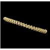 Image 2 : 14KT Yellow Gold 2.00ctw Diamond S-Style Tennis Bracelet