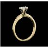 Image 5 : 14KT Yellow Gold 0.56ctw Diamond Ring