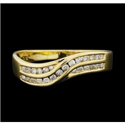 14KT Yellow Gold 0.35ctw Diamond Ring