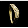 Image 4 : 14KT Yellow Gold 0.35ctw Diamond Ring