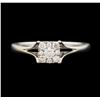 Image 1 : 10KT White Gold 0.35ctw Diamond Ring
