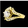 Image 2 : 18KT Yellow Gold 1.86ctw Diamond Ring