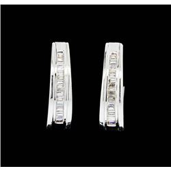 14KT White Gold Ladies 0.25ctw Diamond Earrings