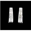 Image 1 : 14KT White Gold Ladies 0.25ctw Diamond Earrings