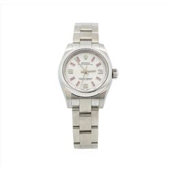 Rolex Stainless Steel Oyster Perpetual Ladies Wristwatch