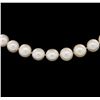 Image 2 : Pearl Necklace with 14KT Yellow Gold Clasp