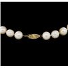 Image 3 : Pearl Necklace with 14KT Yellow Gold Clasp