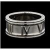 Image 2 : 14KT White Gold George Carter Jessop Roman Numeral Designer Ring