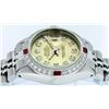 Image 3 : Rolex Stainless Steel 0.70ctw Ruby and Diamond Datejust Ladies Wristwatch