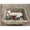 Image 1 : BIN OF ASSORTED CAULKING GUNS & ADHESIVE