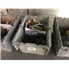 Image 1 : BIN OF ASSORTED CHAIN HOISTS & STRAPS