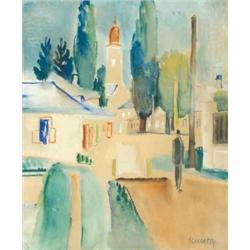 Kmetty János (1889-1975): Utcarészlet