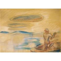 Egry József (1883-1951): Balatoni horgász