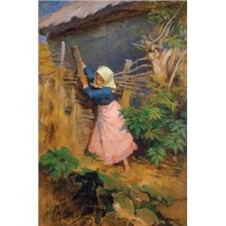 Deák Ébner Lajos (1850-1934): Rozsegyujto, 1895