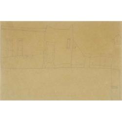 Vajda Lajos (1908-1941): Falak házacskával, 1935