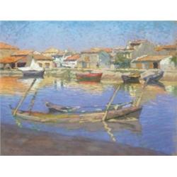 Poll Hugó (1867-1931): Folyópart