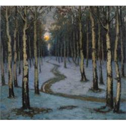 Balla Béla (1882-1965): A téli erdo csendje