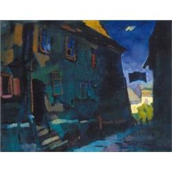 Nagy Oszkár (1883-1965): Fény az utca végén