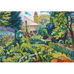 Ziffer Sándor (1880-1962): Virágos kert (A festo kertje)