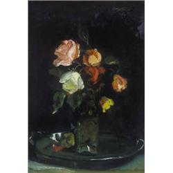 Rudnay Gyula (1878-1957): Rózsás csendélet, 1916