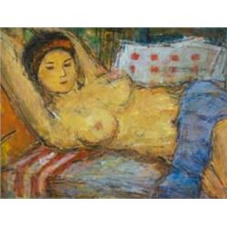 Czóbel Béla (1883-1976): Fekvo akt