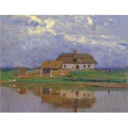 Bosznay István (1868-1944): Tavaszi áradás, 1907