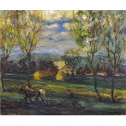 Kernstok Károly (1873-1940): Szántás