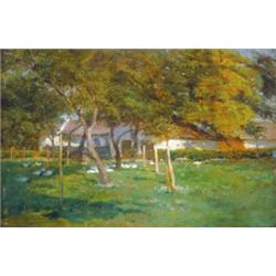 Deák Ébner Lajos (1850-1934): Tavaszi kert