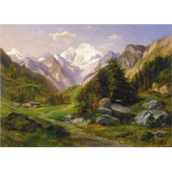 Telepy Károly (1828-1906): Tátrai táj, 1901