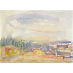 Márffy Ödön (1878-1959): Kilátás a Gellérthegyrol