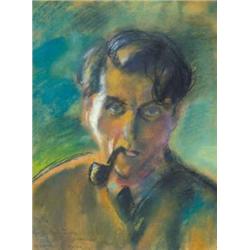 Márffy Ödön (1878-1959): A pipázó festo