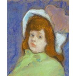 Poll Hugó (1867-1931): Kislányportré