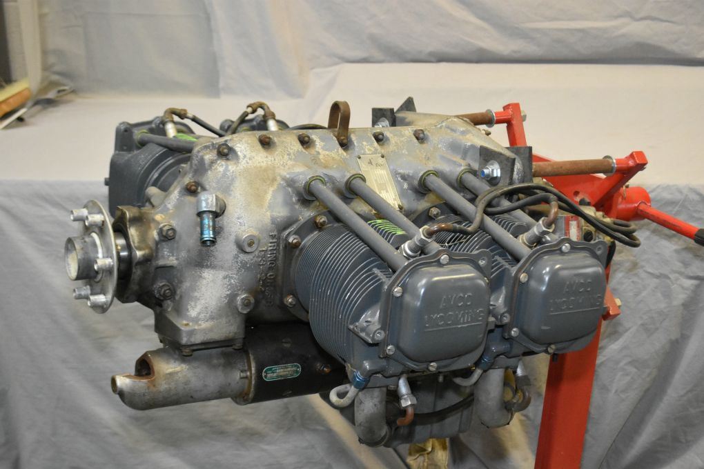 O235C1 aircraft engine serial L930915 with 1717 total