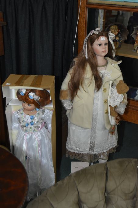 big porcelain dolls