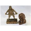 Image 2 : WOOD CARVED KNIGHT AND BUST