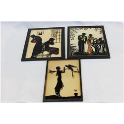 THREE SILHOUETTE PICTURES