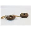 Image 2 : TWO ANTIQUE MEASURING TAPES