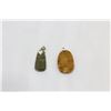 Image 2 : TWO JADE PENDANTS HORSE MOTIF