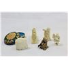 Image 2 : LOT OF EASTERN FIGURES BONE AND RESIN