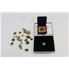 Image 1 : TIN OF MILITARY BUTTONS AND COLLECTIBLES AND COLLECTIBLE COINS