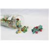Image 2 : VINTAGE MATCH BOX TRACTOR AND JAR OF MARBLES ETC