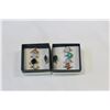 Image 1 : TEN GEMSTONE RINGS