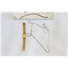 Image 2 : TWO TRAYS OF LADIES WATCHES AND TENNIS BRACELET AND NECKLACE