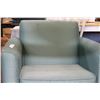 Image 2 : UPOLSTERED GREEN ARMCHAIR