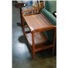 Image 2 : TWO TIER WOOD TRAY