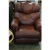 Image 1 : BROWN LEATHER LAZYBOY RECLINER