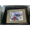 Image 2 : THREE FRAMED SIGNED COLLECTIBLE CLOWN PRINTS